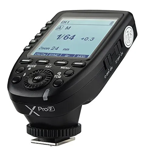 Godox Xpro-F TTL Wireless Flash Trigger 2.4G HSS TTL TCM Funzione Ampio schermo LCD Trasmettitore Flash per fotocamere Fujifilm