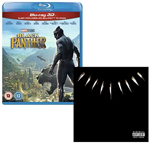 Black Panther (3D + 2D) - Movie and Soundtrack Bundling Blu-ray and CD