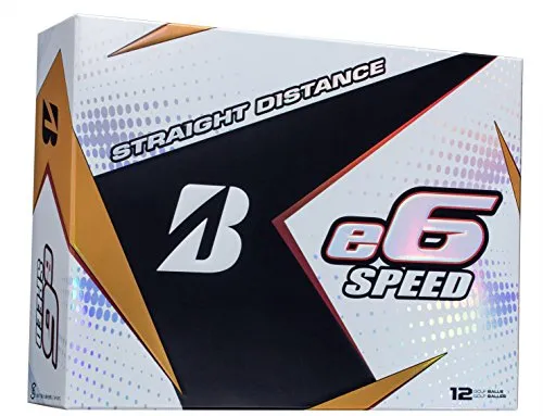 Bridgestone Golf 2017 E6 Speed (One Dozen), e6 Speed White, White