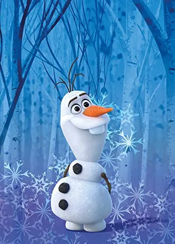 Frozen Olaf Crystal – Dimensioni: 50 x 70 cm – Comar, Poster da parete (senza cornice), Disney