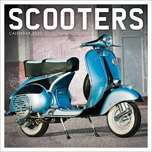 Scooters Square Wall Calendar 2020