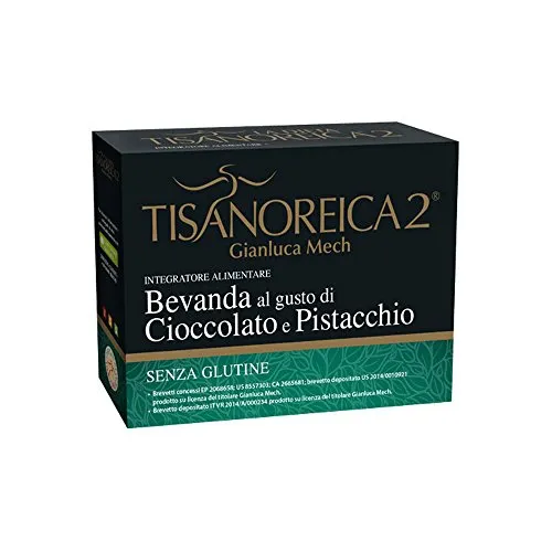 Gianluca Mech - Bevanda Energetica Gluten Free al Gusto Cioccolato e Pistacchio - 130gr