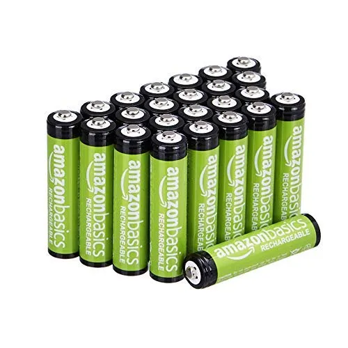 AmazonBasics - Batterie ricaricabili AAA (confezione da 24), 800 mAh, pre-caricate