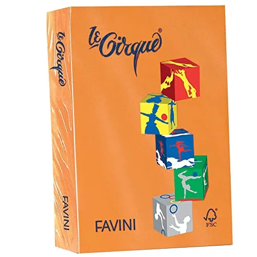 Favini A74E304 Le Cirque Carta Colorata, 250 Pezzi