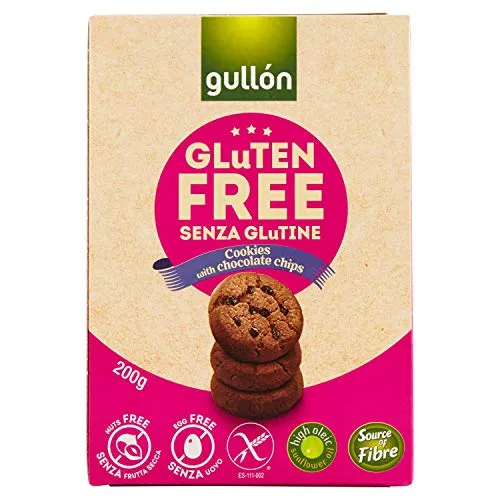 Biscotti Senza Glutine con Gocce di Cioccolato Gullòn gr.200