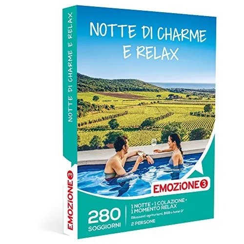Emozione3 - Notte Di Charme e Relax - 280 Soggiorni In Rilassanti Agriturismi, B&B e Hotel 3 Stelle, Cofanetto Regalo