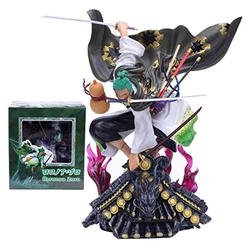 Wild HZ One Piece Kimono Roronoa Zoro Figura di Azione del Modello E Il Paese di Tremila Mondo Raccolta Statua Colore Boxed 30 Centimetri