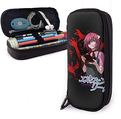 Astuccio Big Capacity High Capacity Pen isolato Pencil Organizer per astuccioPractical Bag Holder with Zipper for School & Office - 7.88x3.54x1.58 Inches - Anime Elfen Lied Lucy