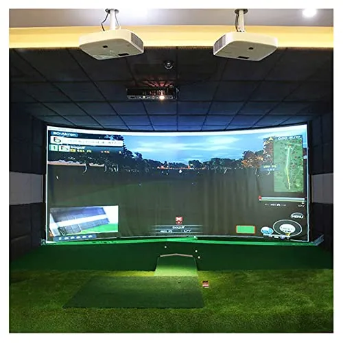YUNZHIDUAN 118"X78.7 Schermo di Visualizzazione del Simulatore di Golf, Schermo di Proiezione di Allenamento di Golf, Schermo del Proiettore di Visualizzazione dello Schermo