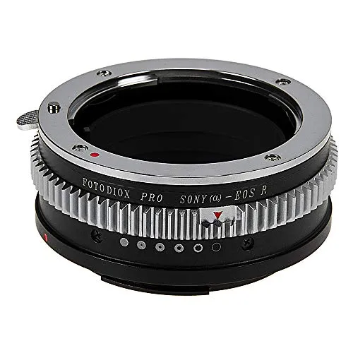 Fotodiox Pro Adattatore per Obiettivo Compatibile con Obiettivi Sony A-Mount and Minolta AF su Fotocamere con Attacco Canon RF