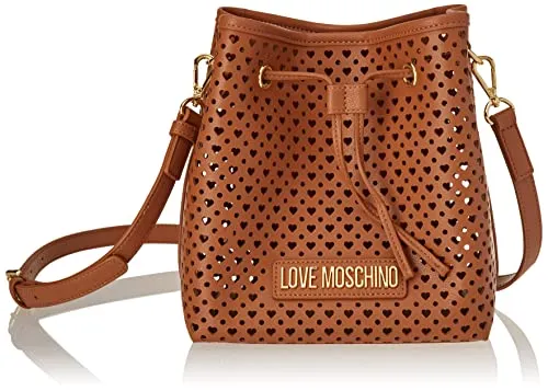 Love Moschino JC4232PP0GKK0, Borsa a Spalla, Donna, Cammello, Taglia unica