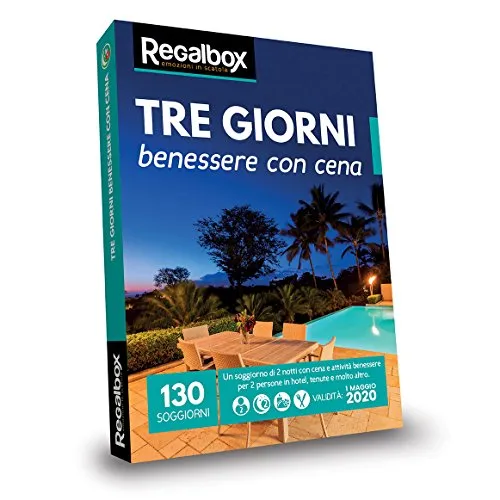 Regalbox - Tre Giorni Benessere con Cena 2018 - Cofanetto Regalo