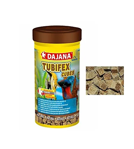 DAJANA MANGIME TUBIFEX CUBES 250 ML - Mangime a cubetti per pesci tropicali