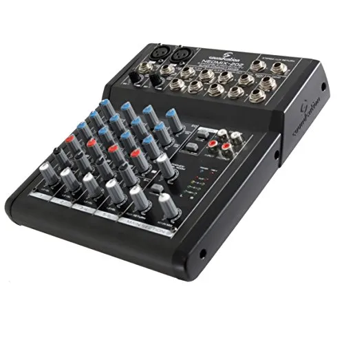 SOUNDSATION NEOMIX 202 - Mixer 4 Canali 8 Ingressi Per Home Studio, Live, Karaoke, Ecc..