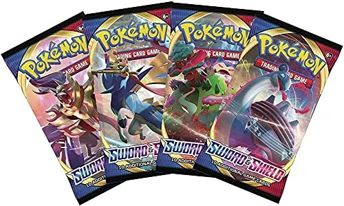 Pokemon Spada e scudo - Confezione da 4 confezioni sigillate