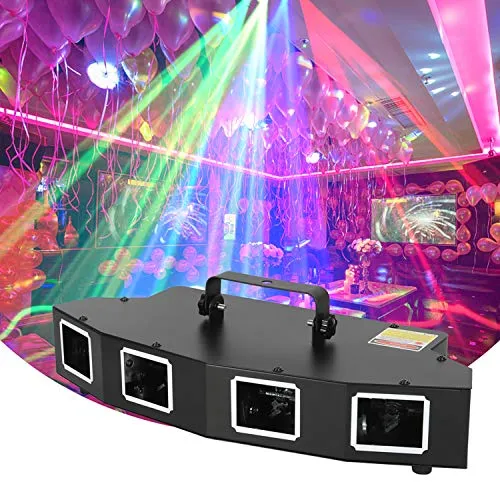 Luci da discoteca, professionali, 4 modalità di controllo, illuminazione da palcoscenico, per feste, KTV, bar, stage, club, karaoke, matrimonio
