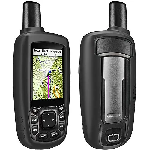 TUSITA Custodia Compatibile con Garmin GPSMAP 62 62s 62st 62sc 62stc 64 64s 64st 64sc 64x 64sx 64csx 65 65s - Custodia Protettiva in Silicone per Pelle - Accessori Navigazione GPS Palmare