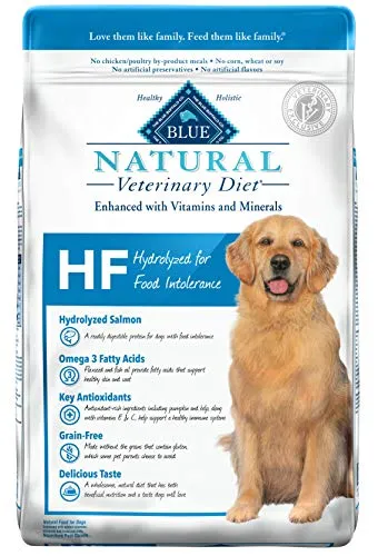 Blue Buffalo Blue Natural Veterinary Diet HF HYDROLYZED For Food intol Perseverance Dry Dog Food 22 lb