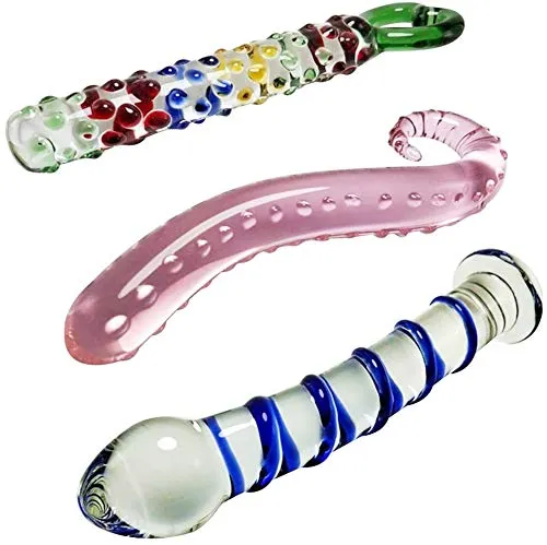 forocean Sëx Comoda Maniglia in Vetro Dild ი per Donne, Crystal Mästurbätor Ḁdǚlt Products G-sp ი t Plëasǜre Ḁnäl Bǚtt Plǚġ