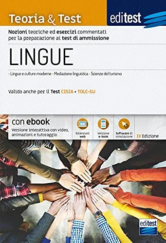 Test Lingue 2021: manuale di teoria e test. Valido anche per il Tolc-Su. Con e-book e simulatore in omaggio