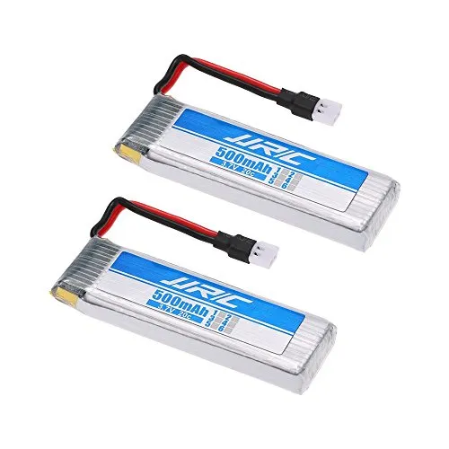 YUNIQUE ITALIA 2 Pezzi Batteria Li-Po Adatte per Droni JJRC H37 da 3.7 v 500mAh 20C