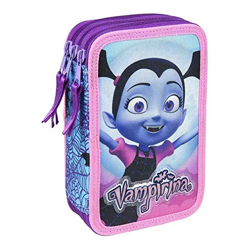 Artesania Cerda Plumier Triple Giotto Premium Vampirina Sacca, 19 cm, Viola (Morado)