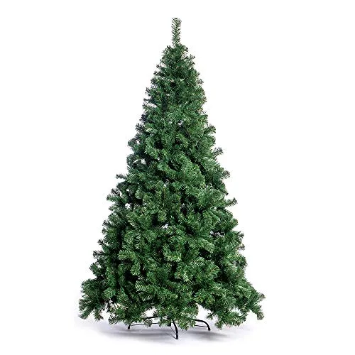 Nataland Albero di Natale Artificiale Verde Modello Gran Sasso Altezza 210 Cm, Abete Super Folto con Effetto Realistico e Rami con Aghi Anticaduta (210 Cm, Gran Sasso)