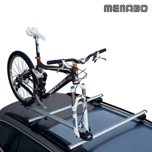 BIKEPRO PORTABICI + BARRE PORTATUTTO 135 CM PORTA PACCHI AUTO COMPATIBILE CON FORD KUGA II 5 PORTE 2012 > 2015 ALLUMINIO PORTAPACCHI + PORTA BICI DA TETTO