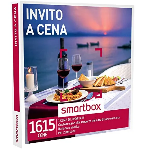 Smartbox - Invito a Cena - 1615 Gustose Cene, Cofanetto Regalo, Gastronomia