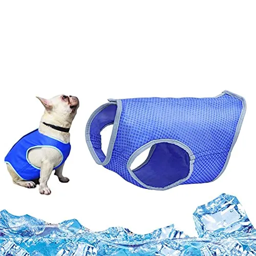 Gilet di Raffreddamento per Cani, Dog Cooling Vest, Dog Cooling Jacket, Cooling Dog Coat, Raffreddamento Gilet Cani, Pettorina Rinfrescante per Cani (M)