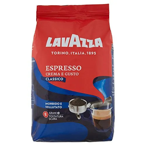 Lavazza Caffè in Graniper Macchina Espresso Crema e Gusto, 1kg