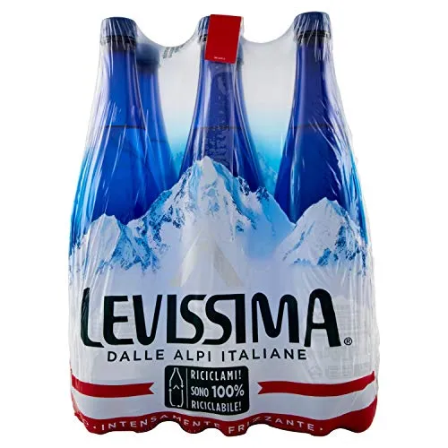 Levissima Acqua Minerale Frizzante - 6 x 1 L