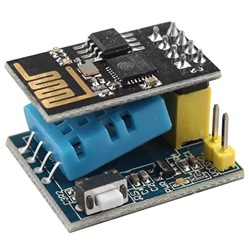 HALJIA ESP8266 esp-01s wireless seriale + temperatura umidità monitor Compatibile con Smart Home Iot Arduino kit fai da te