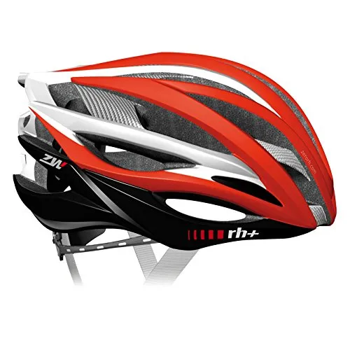 zero rh+, Casco bici per lo sport ed il tempo libero ZW, EHX6050-01-L, 58-61 cm, colore rosso-bianco