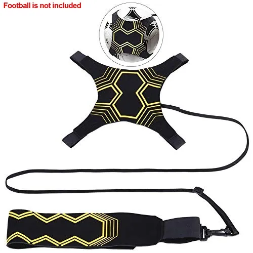 Pallone da calcio in neoprene elastico, regolabile, per allenamento, per fare pratica con le mani libere.