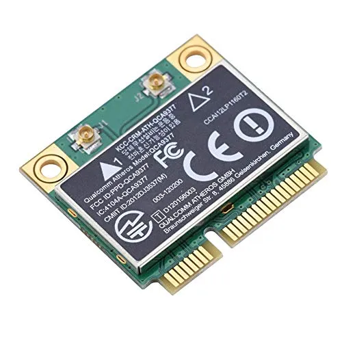 Zerone Scheda WiFi PCI Dual Band 2.4G / 5Ghz Scheda di Rete 433Mbps WiFi Mini PCI-E Scheda Wireless