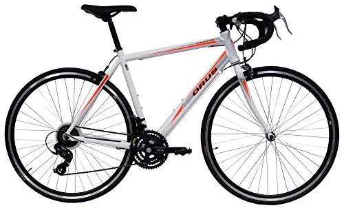 giordanoshop Bicicletta Ibrida da Uomo 28" 21V H55 Denver Corsa Bianca