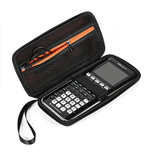 Pixnor per rappresentare graficamente la Calcolatrice Texas Instruments TI-84 / Plus CE EVA rigida antiurto Custodia viaggio Borsa Custodia Custodia scatola di trasporto
