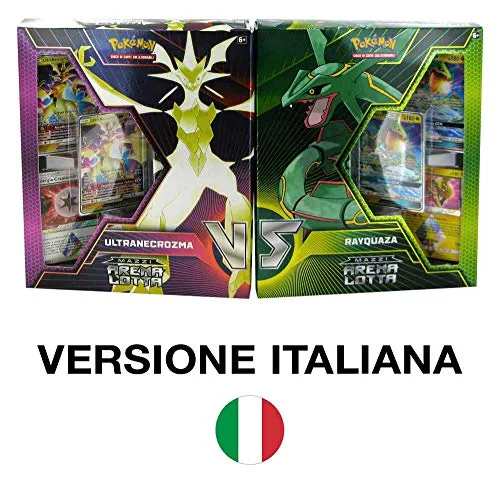 The Pokemon Company Pokemon Battle Arena Decks: Rayquaza Vs. Ultra Necrozma, Multicolore, 0820650600029