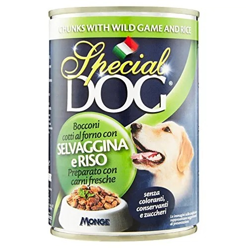 Special Dog Bocconi Riso/Selvagg. Gr.400