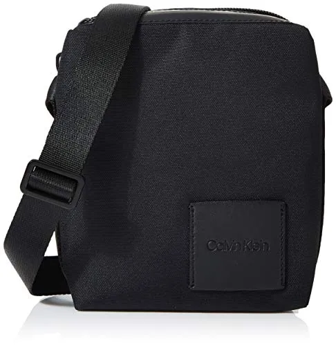 Calvin Klein Split Mini Reporter - Borse per PC portatili Uomo, Nero (Black), 1x1x1 cm (W x H L)