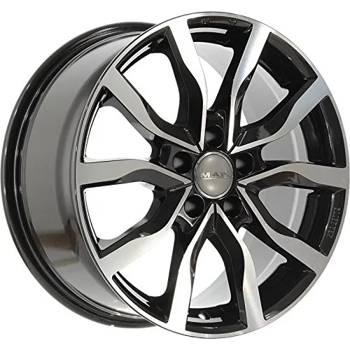 MAK Koln nero fresato viso 8 x 19 ET28 5 x 112 Hub Bore 66.5 cerchi in lega