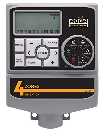 Aqua Control C1114 – Programmatore irrigazione, colore: grigio
