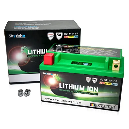 Skyrich HJTX14H-FP Batteria di avviamento agli ioni di Litio, 12 V