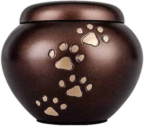 funebre Vaso Mini urna urna cremazione urne cinerarie adulti Urna per cremazione per animali domestici per ceneri Vasche per cremazione per ceneri per animali domestici Souvenir per cani e gatti Latti