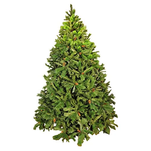 Albero Natale Pino Russo cm.270 Verde con Pigne
