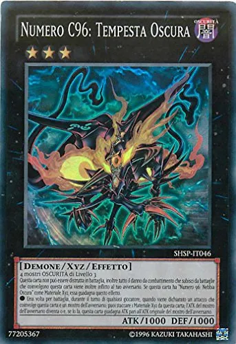 Yu-Gi-Oh! - SHSP-IT046 - Numero C96: Tempesta Oscura - Spettri dell'Ombra - Unlimited Edition - Super Rara