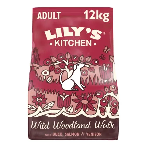 Lily's Kitchen Completo Crocchette Cani per Adulti Cani (12kg) - Cervo