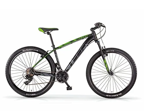 MBM Loop 27.5 MTB all 21S SUSP Fork, Bici Unisex Adulto, Verde A10, 43