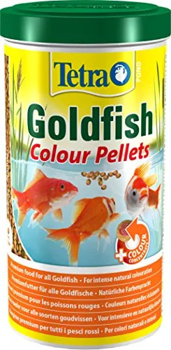 Tetra TetraPOND Goldfish Colour Pellets Mangime per Pesci, 1 L